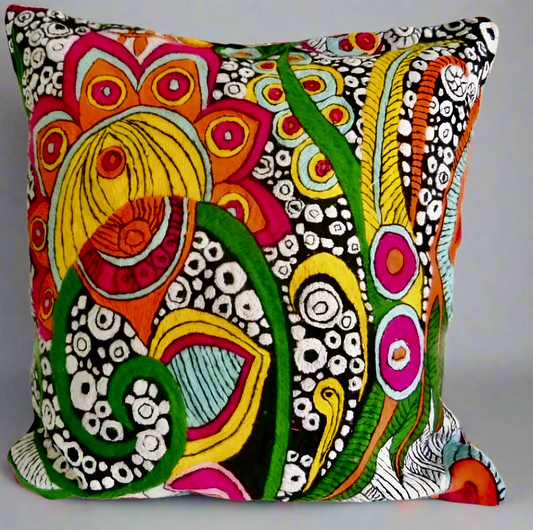 𝗛𝗮𝗻𝗱𝗰𝗿𝗮𝗳𝘁𝗲𝗱 𝗩𝗶𝗯𝗿𝗮𝗻𝘁 𝗜𝗻𝘁𝗿𝗶𝗰𝗮𝘁𝗲 𝗣𝗮𝘁𝘁𝗲𝗿𝗻 𝗖𝘂𝘀𝗵𝗶𝗼𝗻