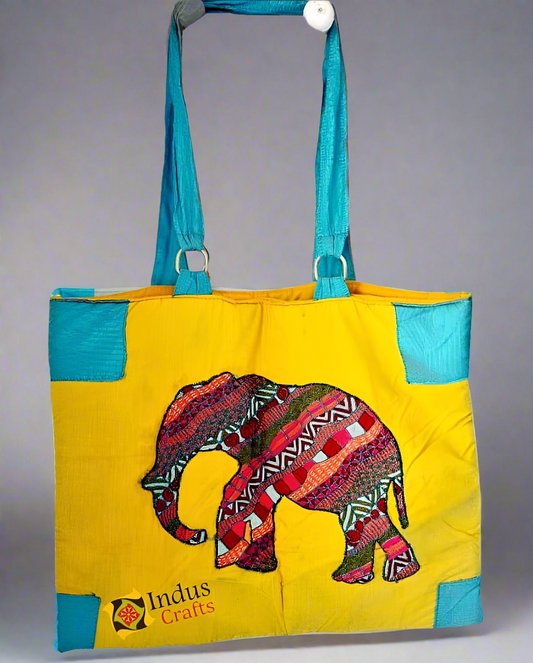 𝗣𝗮𝘁𝗰𝗵𝘄𝗼𝗿𝗸 𝗘𝗹𝗲𝗽𝗵𝗮𝗻𝘁 𝗧𝗼𝘁𝗲: 𝗛𝗮𝗻𝗱𝗰𝗿𝗮𝗳𝘁𝗲𝗱 𝗔𝗿𝘁𝗶𝘀𝘁𝗿𝘆