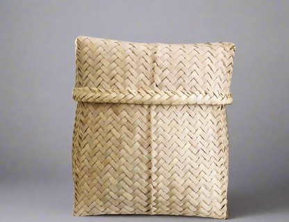 𝗢𝗿𝗴𝗮𝗻𝗶𝗰 𝗣𝗮𝗹𝗺 𝗟𝗲𝗮𝗳 𝗕𝗮𝘀𝗸𝗲𝘁 𝗳𝗼𝗿 𝗦𝘁𝗼𝗿𝗮𝗴𝗲 & 𝗗𝗲𝗰𝗼𝗿