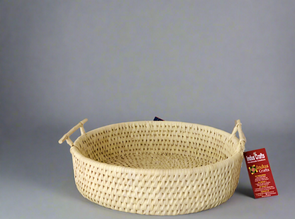 𝗛𝗮𝗻𝗱𝗰𝗿𝗮𝗳𝘁𝗲𝗱 𝗗𝗮𝘁𝗲 𝗣𝗮𝗹𝗺 𝗟𝗲𝗮𝗳 𝗥𝗼𝘂𝗻𝗱 𝗕𝗮𝘀𝗸𝗲𝘁