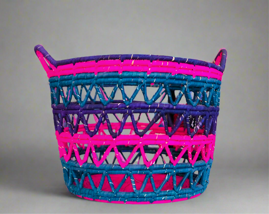 𝗪𝗼𝘃𝗲𝗻 𝗗𝗮𝘁𝗲 𝗣𝗮𝗹𝗺 𝗟𝗲𝗮𝗳 𝗡𝗲𝘁 𝗕𝗮𝘀𝗸𝗲𝘁 𝘄𝗶𝘁𝗵 𝗛𝗮𝗻𝗱𝗹𝗲