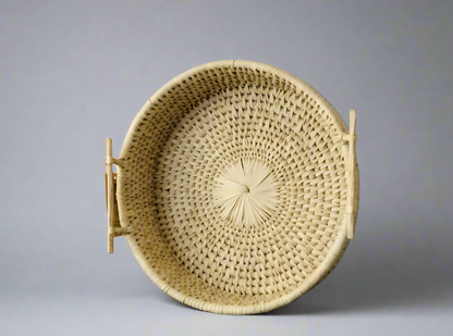 𝗛𝗮𝗻𝗱𝗰𝗿𝗮𝗳𝘁𝗲𝗱 𝗗𝗮𝘁𝗲 𝗣𝗮𝗹𝗺 𝗟𝗲𝗮𝗳 𝗥𝗼𝘂𝗻𝗱 𝗕𝗮𝘀𝗸𝗲𝘁