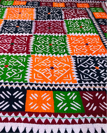 𝗞𝗮𝗹𝗲𝗶𝗱𝗼𝘀𝗰𝗼𝗽𝗲 𝗦𝗾𝘂𝗮𝗿𝗲𝘀: 𝗔 𝗛𝗮𝗻𝗱-𝗦𝘁𝗶𝘁𝗰𝗵𝗲𝗱 𝗥𝗮𝗹𝗹𝗶 𝗧𝗮𝗽𝗲𝘀𝘁𝗿𝘆 𝗼𝗳 𝗦𝗶𝗻𝗱𝗵